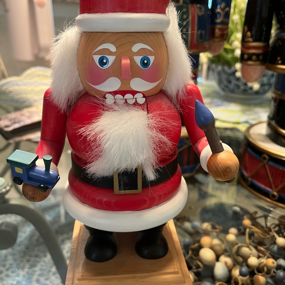 International Nutcracker Collection Santa with Paint brush and Train
